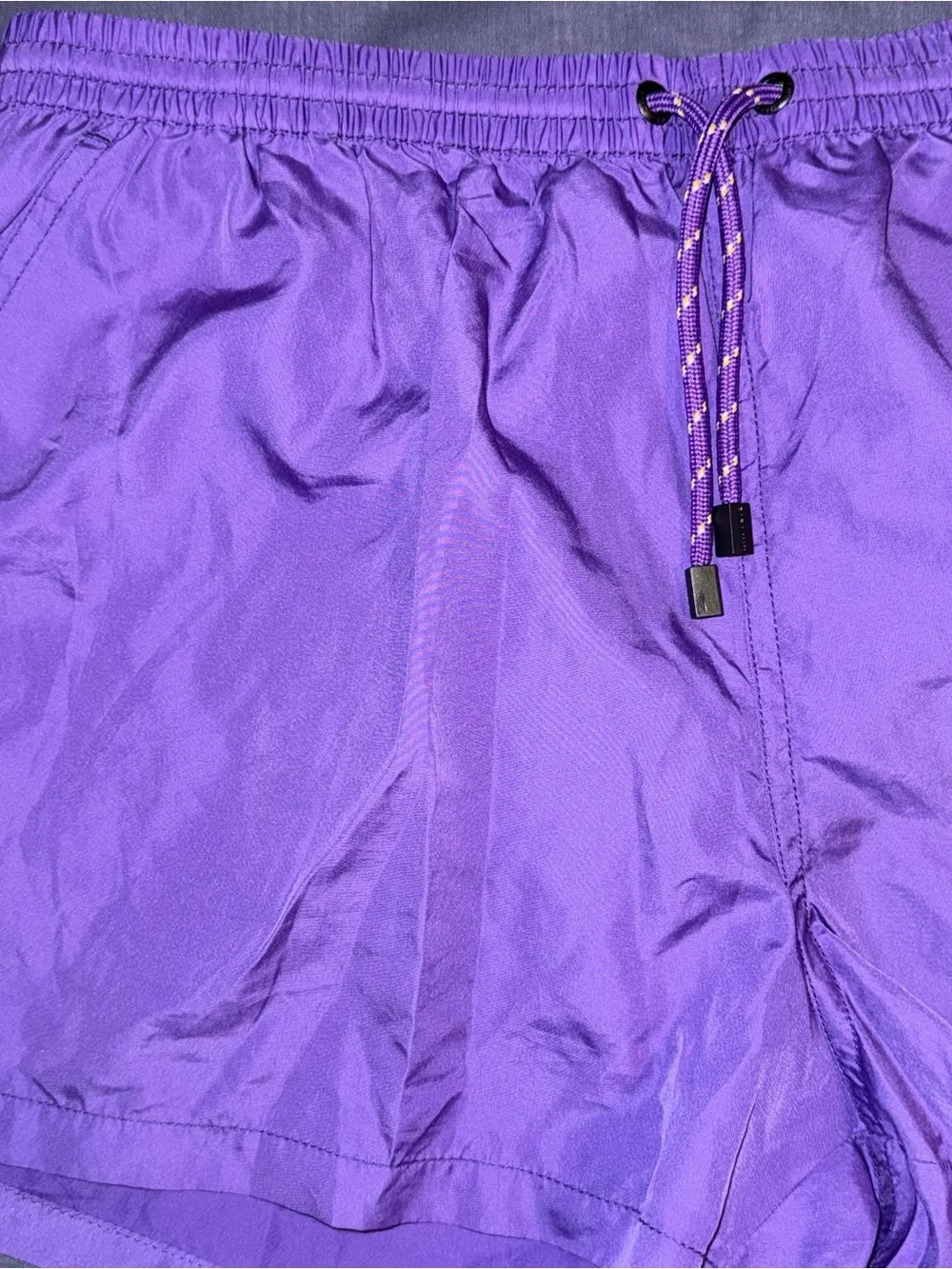 Zara purple swim trunks